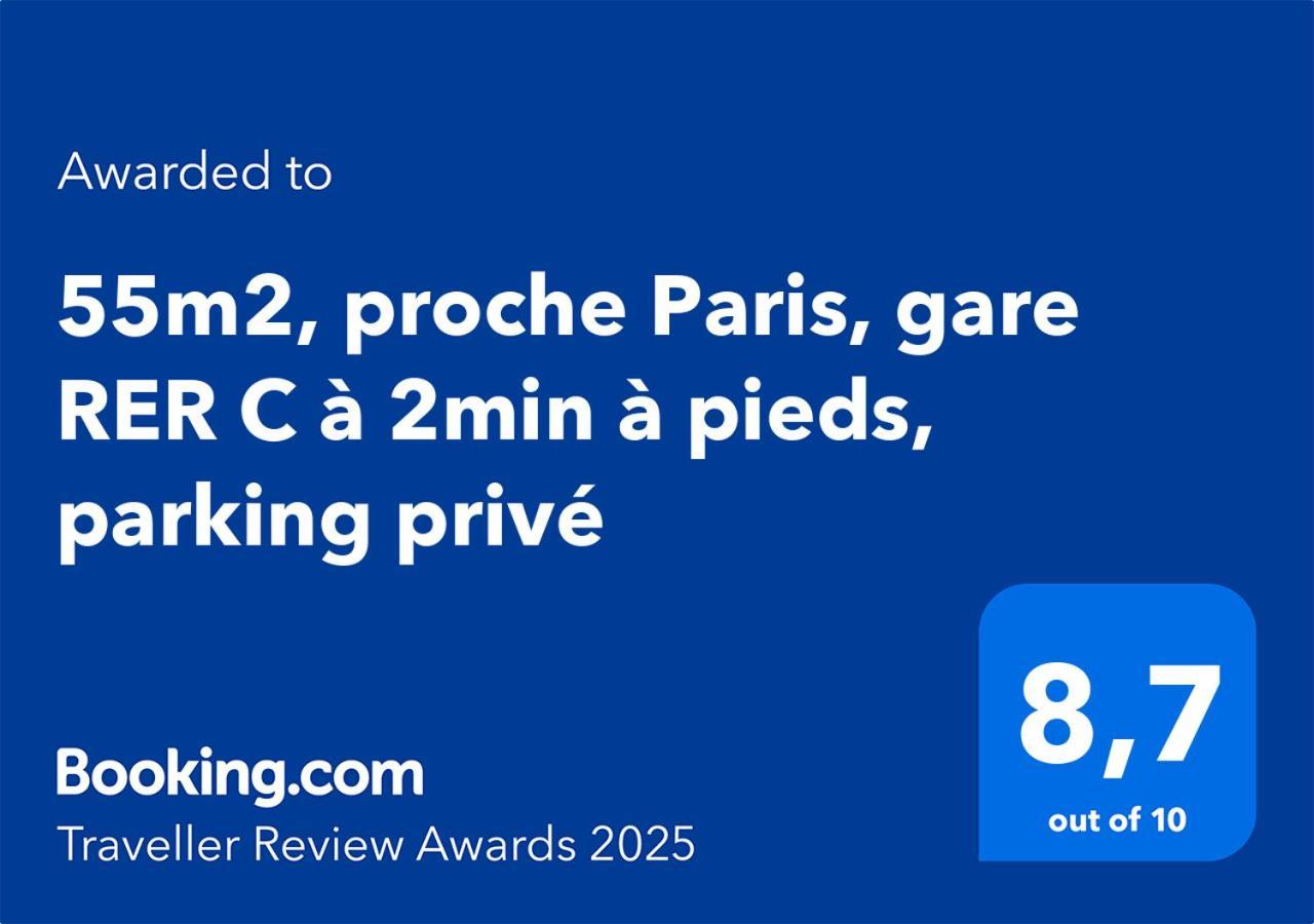 Apartamento Proche Paris, Gare Rer C A 2 Min A Pieds, Notre Dame A 15Min, Parking Prive Et Traveller Awards 2025 Choisy-le-Roi Exterior foto